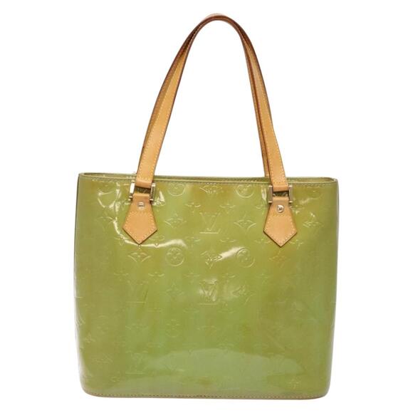 LOUIS VUITTON Monogram Vernis Houston Hand Bag Baby Blue M91005 - Picture 3 of 13